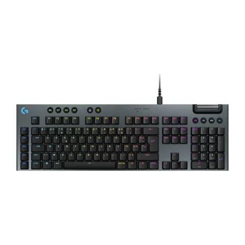 Logitech G915 X Wired Gaming Keyboard - G915 X - Black, AZERTY FR