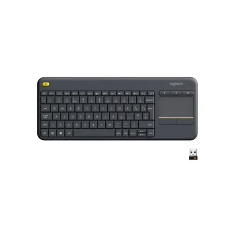 Logitech K400 Plus Mini Wireless Keyboard w/ Touchpad - 920-007145 US Intl Black