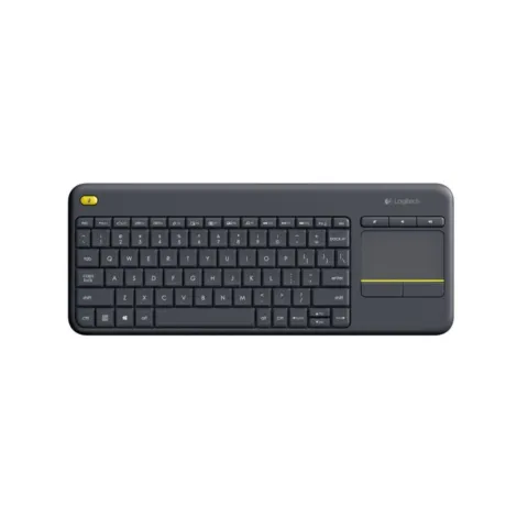 Logitech K400 Plus Wireless RF Touch Keyboard German QWERTZ Black