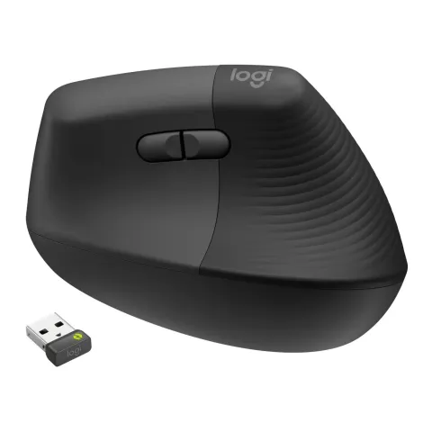 Logitech Lift for Business Vertical Ergonomic Mouse Right-Hand Graphite 4000 DPI