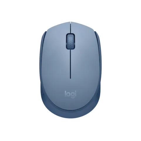 Logitech M171 Wireless Mouse - 910-006866 - Ambidextrous Grey, 3-Button Optical, 2.4GHz Nano Receiver, AA Battery