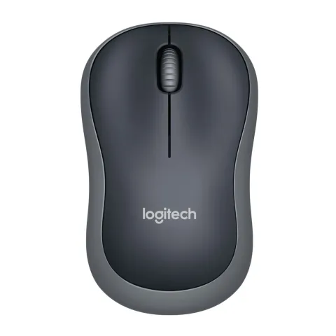 Logitech M185 Wireless Mouse - 910-002235 - Grey Ambidextrous 1000 DPI