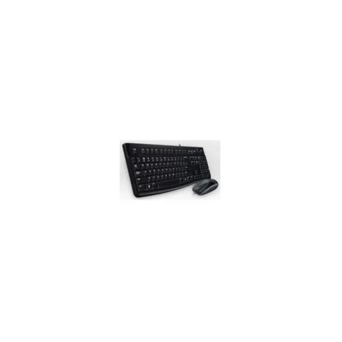 Logitech MK120 Wired Keyboard & Mouse Combo - 920-002540 Black German QWERTZ USB