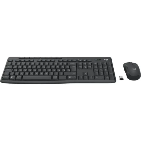 Logitech MK370 Combo for Business - INTNL-973 - Wireless Bluetooth Full-Size QWERTZ Keyboard & Mouse, Graphite