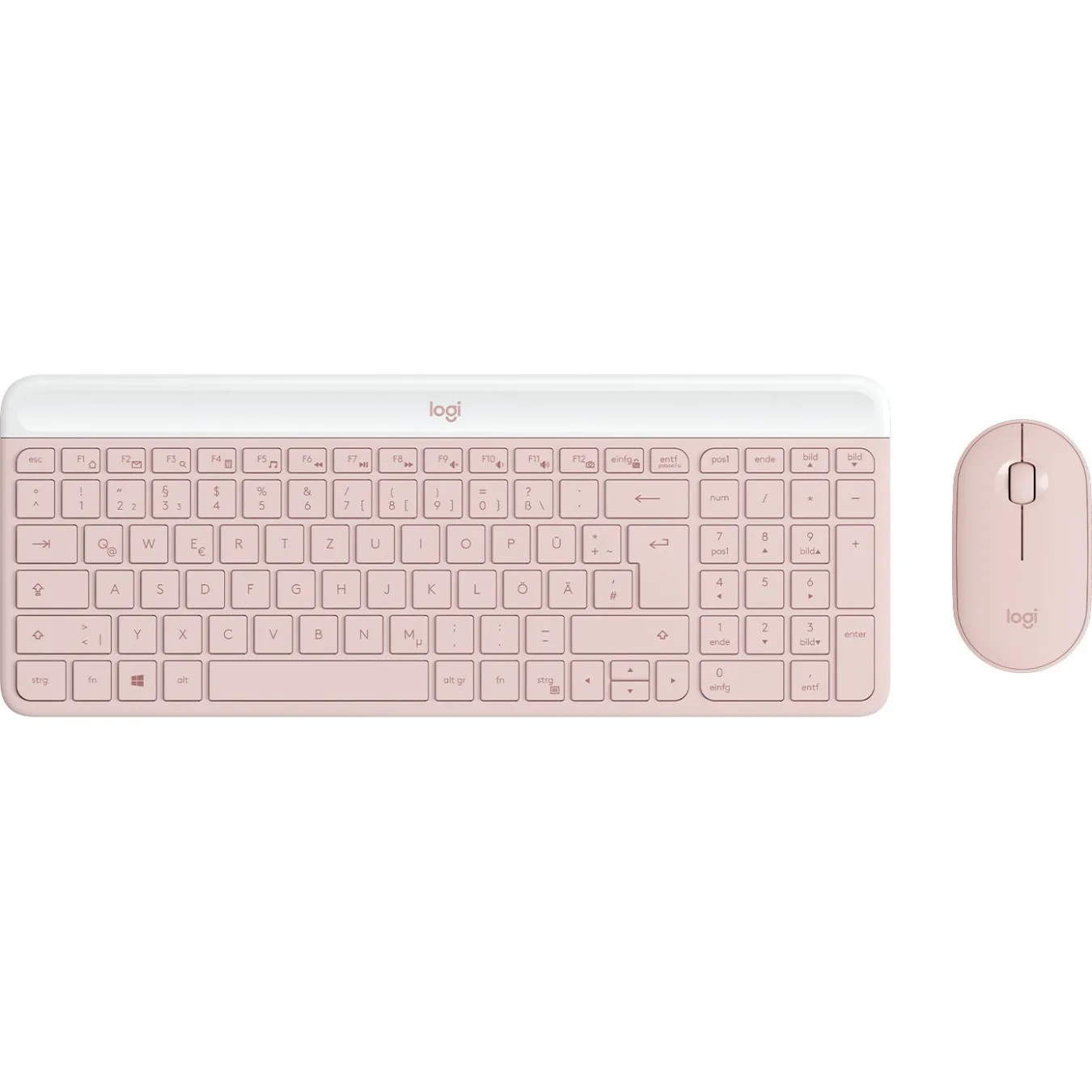 Logitech MK470 Slim Combo - MK470 - Rose