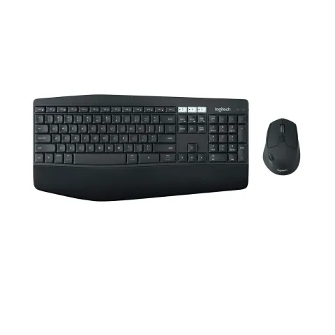 Logitech MK850 Wireless Keyboard & Mouse Combo - 920-008226 - Black, 2.4GHz + Bluetooth, Full-size US Layout