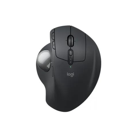 Logitech MX Ergo S Wireless Trackball - 910-007260 - Graphite, Rechargeable USB-C, Bluetooth 5.2 & 2.4GHz