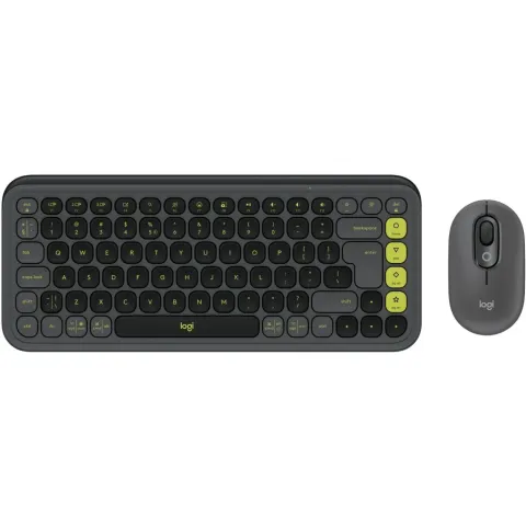 Logitech POP ICON COMBO - Graphite - Wireless Keyboard & Mouse