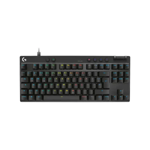Logitech PRO X TKL RAPID Schwarz . Kabelgebundene Gaming-Tastatur. Magnetische Analog-Switches. Rapid-Trigger. LIGHTS...