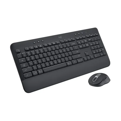 Logitech Signature MK650 Combo - MK650 - Wireless Bluetooth 5.1 Full-Size Keyboard & Graphite Mouse