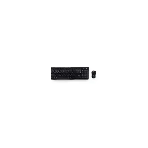 Logitech Wireless Combo MK270 - Black - Full-size QWERTZ Keyboard & Wireless Mouse, 2.4 GHz RF