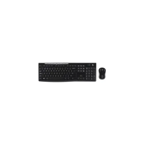 Logitech Wireless Desktop MK270 - 2.4GHz Wireless Combo, Black, Full-size QWERTZ Hungarian, Nano Receiver