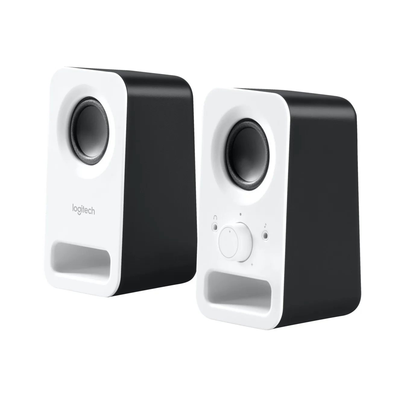 Logitech Z150 Multimedia Speakers - 980-000815 - White, 2.0 Stereo, 6W Peak, 3.5mm Aux
