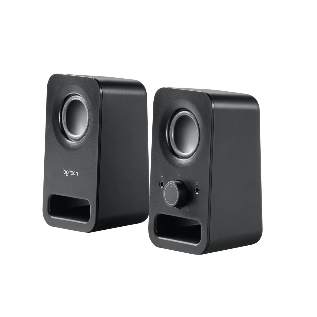 Logitech Z150 Speakers - 980-000814 - Compact 2.0 PC Speakers, 3W RMS, Black