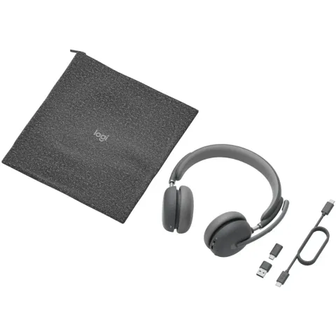 Logitech Zone Wireless 2 UC - A00174 - Graphite, 2.4 GHz wireless + Bluetooth UC headset
