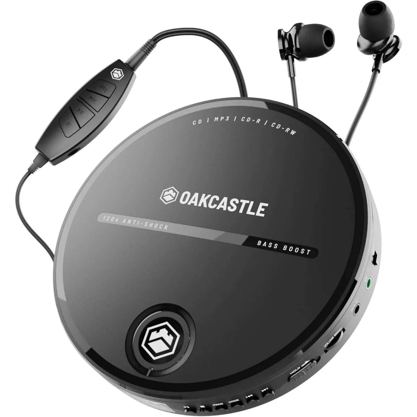 Majority Portable CD Player Oakcastle - CD10 - Incl. Earphones, 2x AA Line out