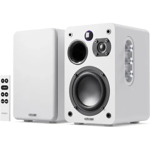 Majority Speakers Active - D70X - 70W 2.0 BT USB Phono HDMI ARC White