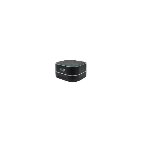 MANHATTAN Sound Science Metallic LED Bluetooth-Lautsprecher Bluetooth 5.0 Mikrofon Bedienelemente FM-Radio MicroSD-Sl...