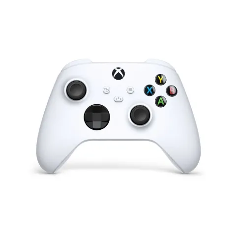 Microsoft Xbox Wireless Controller - White - Wireless/Bluetooth & Wired Gamepad, AA Battery, Multi-platform