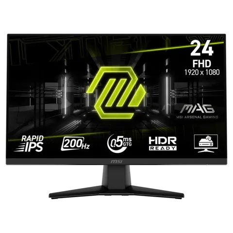 MSI MAG 242F Flat Gaming TFT 24' FHD IPS 200Hz 0.5ms HDMI DP