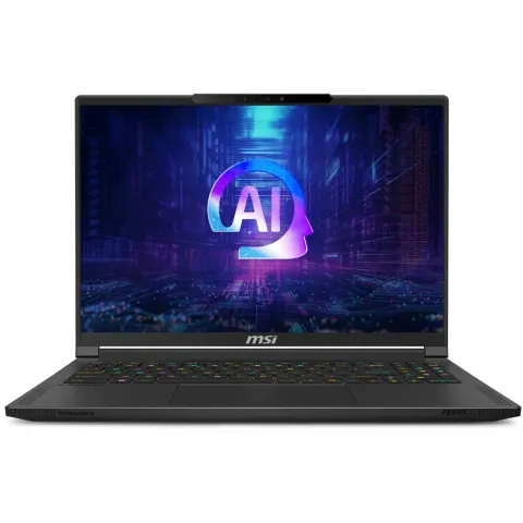 MSI Stealth A16 AI+ - A3XWIG-043 - Black, Ryzen AI 9 370 2.0GHz, RTX 5080, 32GB LPDDR5X, 2TB SSD, 16" QHD+ 240Hz