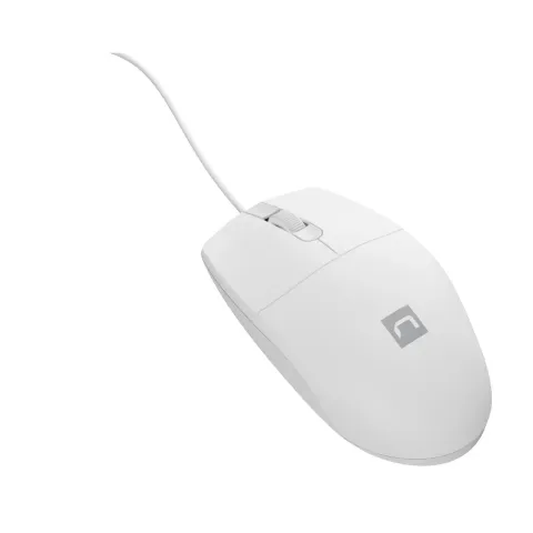 Natec Ruff 2 Wired Optical 1000 DPI Mouse White NMY-1988