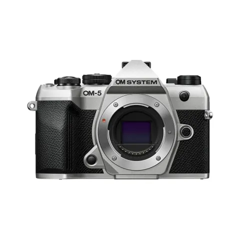 Olympus OM-5 II Mirrorless Camera Body - OM-5 II - Silver, 20MP Micro Four Thirds