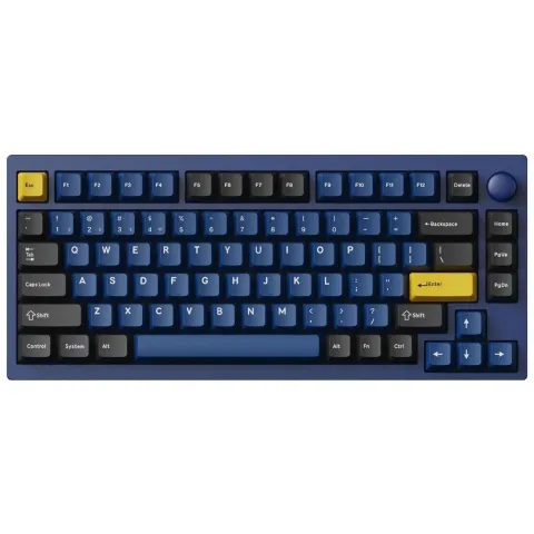 Keychron P1P-O1 75% Lemokey Super Red Switch Navy Blue