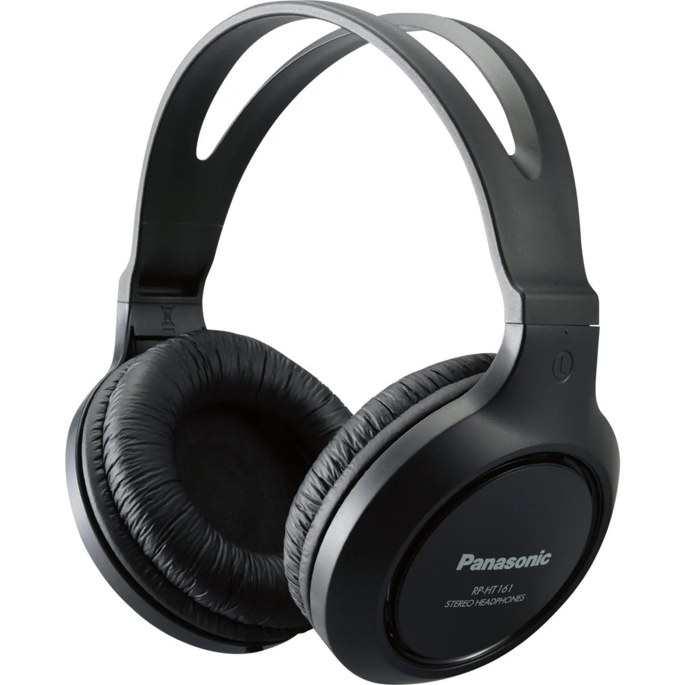 Panasonic RP-HT161 - Wired Over-Ear Headphones, 3.5mm Jack, 2m Cable, Black