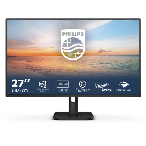 Philips 27E1N1100A 27‑inch Full HD IPS Monitor - 100Hz, 4ms GtG - 27E1N1100A