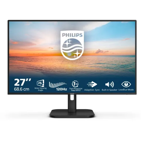 Philips 27E1N1200A 27‑inch Full HD IPS Monitor - 120 Hz, 4 ms GtG - 27E1N1200A
