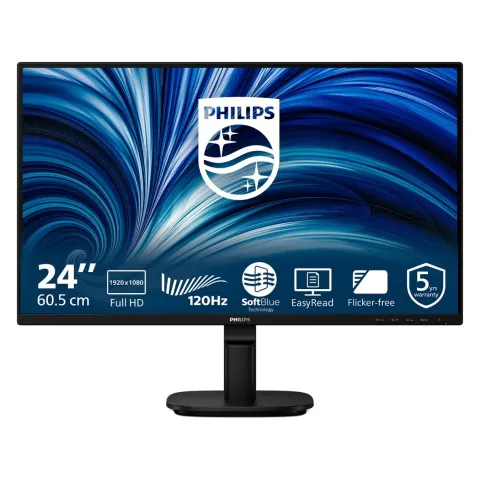 Philips 60,5cm (23,8') 24B2N2200 16:09 HDMI+DP+VGA black