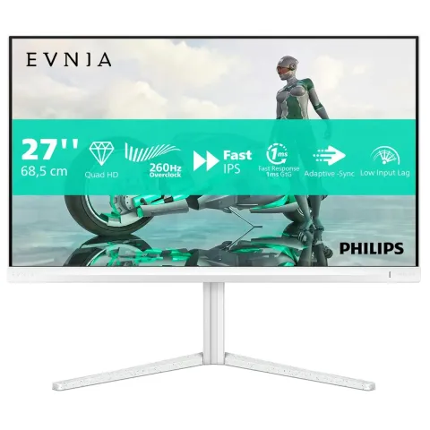 Philips Evnia 27M2N3500PA/69 27‑inch QHD Fast IPS Gaming Monitor - 240Hz/260Hz OC 0.3ms - 27M2N3500PA/69