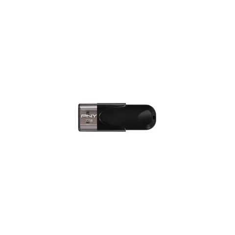 PNY Attaché 4 32GB USB 2.0 Flash Drive P-FD32GATT4-GE - Black