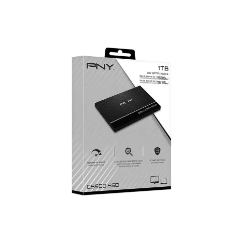 PNY CS900 1TB 2.5" SATA III SSD - 535 MB/s - SSD7CS900-1TB-RB