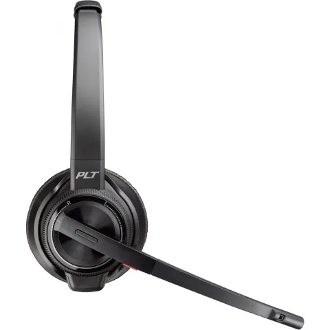 Poly Savi 8220 UC - DECT 1880-1900 MHz USB-A Wireless Binaural Headset - Black