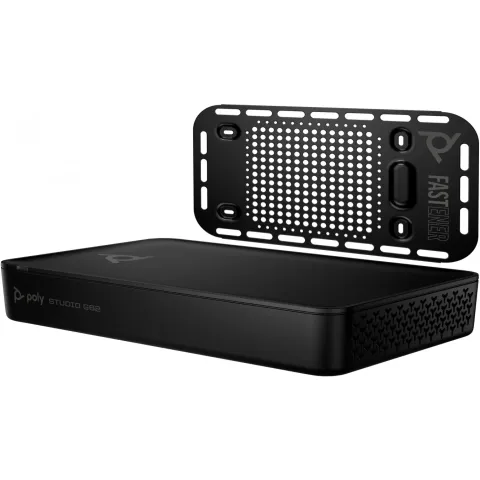 Poly Studio G62 Video Conferencing System - Black - 4K UHD, 30fps, Mounting Plate, HDMI/USB-C