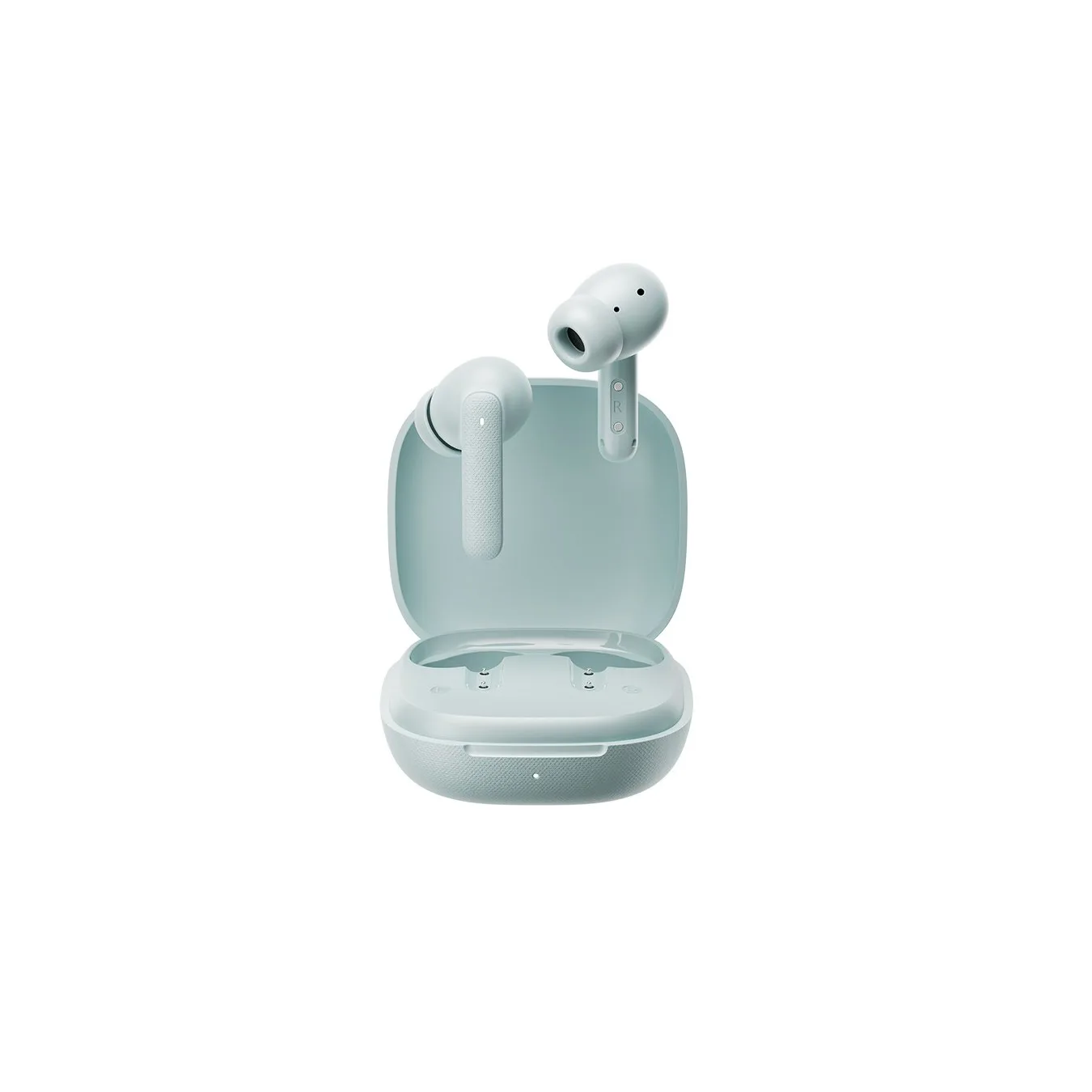 QCY Buds Blue - QT43 - TWS Earbuds, 10mm Dynamic Drivers, Wind Noise Reduction, IPX4, 35h Total Playtime