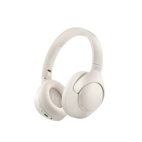 QCY H3 High-Res Headset - H3 - White, 60h BT, 4-Mode ANC