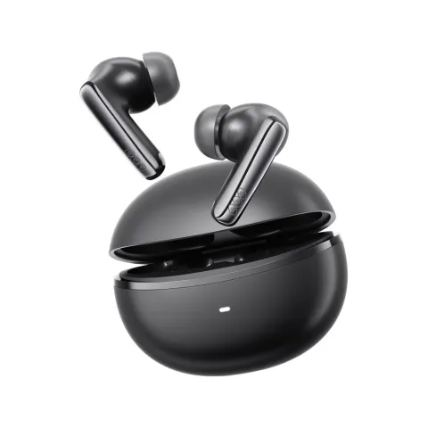 QCY Melobuds N70i ANC Black - 56db ANC TWS Hi-Res Earbuds LDAC BT 6.0 IPX5 Wireless charge 50h
