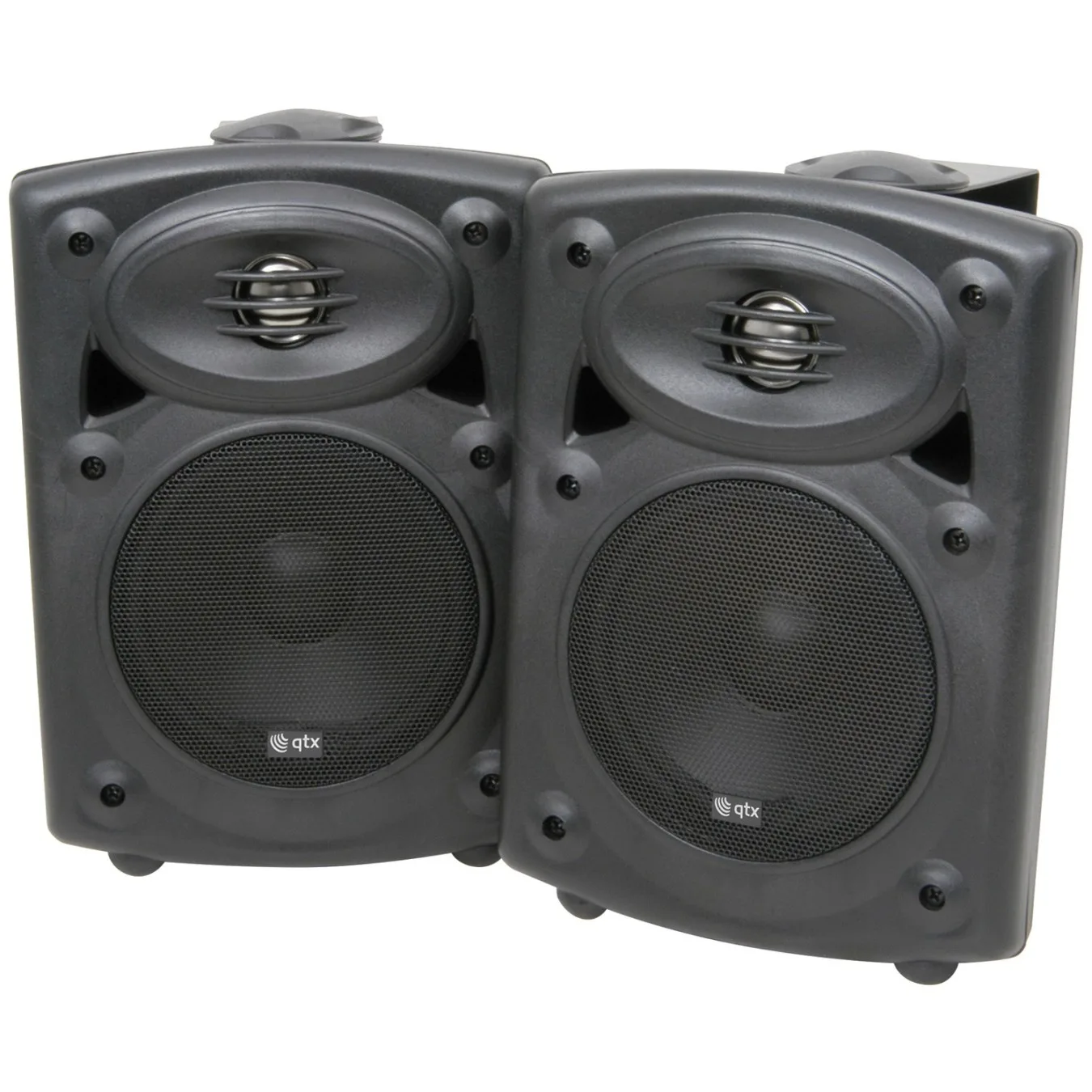 QTX Active Onwall Speakers Pair - QR5B - 5.25'' 2x20W Black 178.200UK