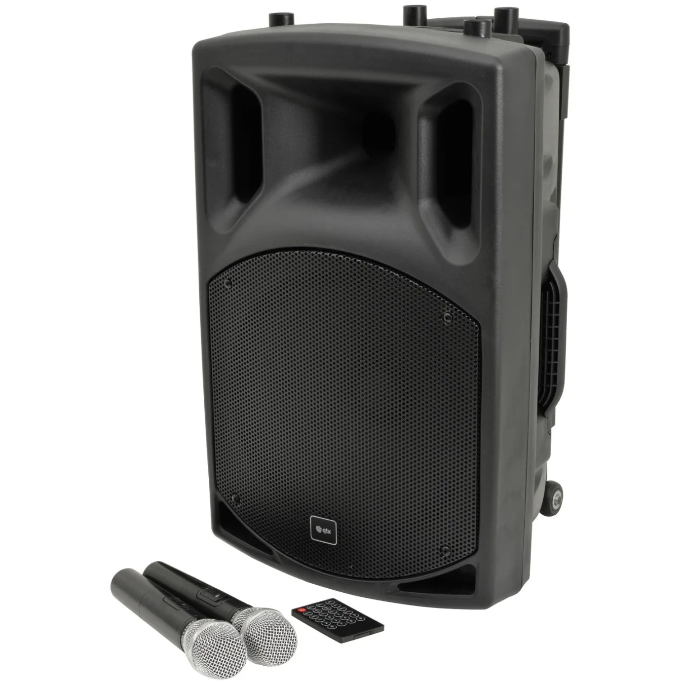 QTX Portable PA - QX12PA-Plus - Portable PA 12'' BT USB UHF Mic