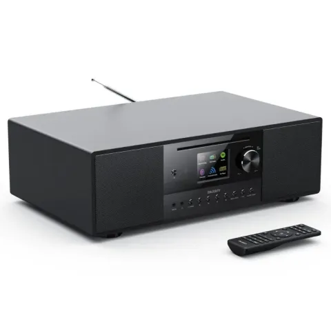 Majority QUADRIGA 2.1 Mini HiFi 120W with 6'' Subwoofer, CD Player, Internet Radio, Bluetooth, USB