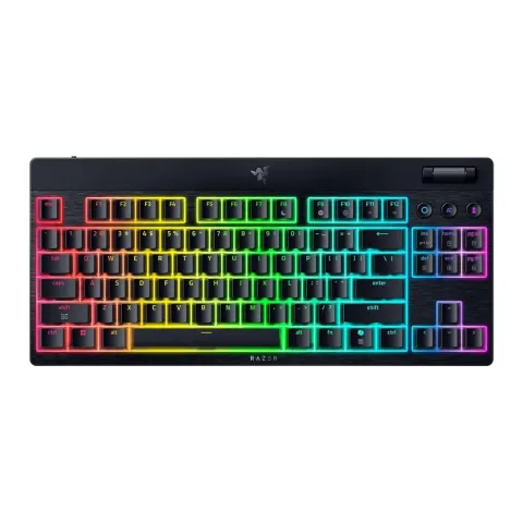 Razer BlackWidow V4 Low-Profile Tenkeyless HyperSpeed Green Switch Wireless RGB Keyboard