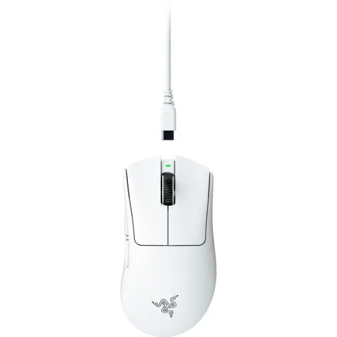 Razer DeathAdder V4 Pro White Gaming Mouse - 45K DPI Wireless