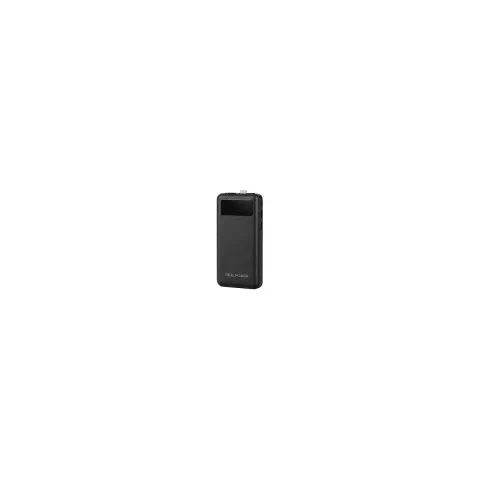 REALPOWER PB-10000 Plus,10.000 mAh,20W,2x USB-A,1xUSB-C blac