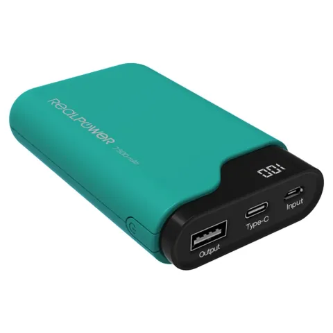 RealPower PB-7500C 7500mAh USB-C Power Bank