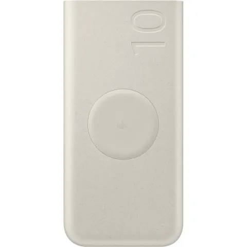 Samsung 10,000 mAh Power Bank - EB-U2510XUEGEU - 25W PD, Wireless Charging, Beige