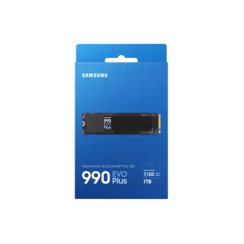 Samsung 990 EVO Plus 1TB M.2 NVMe SSD - PCIe 4.0 x4 7250 MB/s - MZ-V9S1T0BW