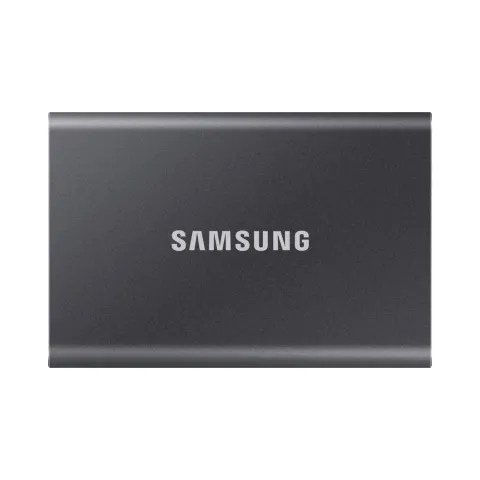 Samsung Portable SSD T7 - MU-PC1T0T - 1TB Grey, NVMe, USB 3.2 Gen 2, Up to 1050/1000 MB/s